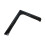 2X Wind Rain Sun Smoke Deflectors Black L Shape For Iveco Euro Cargo 02-08 5