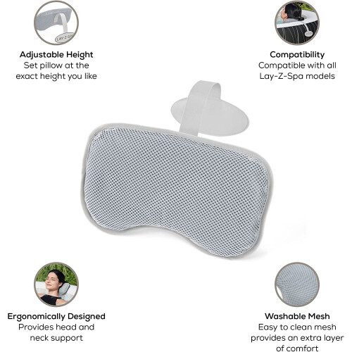 Lay-Z-Spa Bestway Lay-Z-Spa Padded Neck Pillow Head Support 1