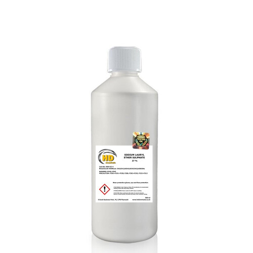Sodium Lauryl Ether Sulphate 27% Cleaner Detergent 500ml