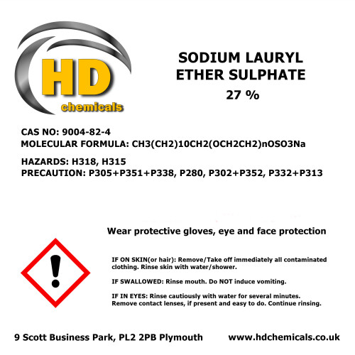 Sodium Lauryl Ether Sulphate 27% Cleaner Detergent 500ml 1