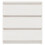 VidaXL vidaXL 2x Solid Pinewood Bedside Cabinets White Bed Drawer Storage Cabinet 7
