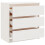 VidaXL vidaXL 2x Solid Pinewood Bedside Cabinets White Bed Drawer Storage Cabinet 9