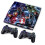 (Heroes) PS3 Slim PVC Skin Stickers for Console+controllers 1