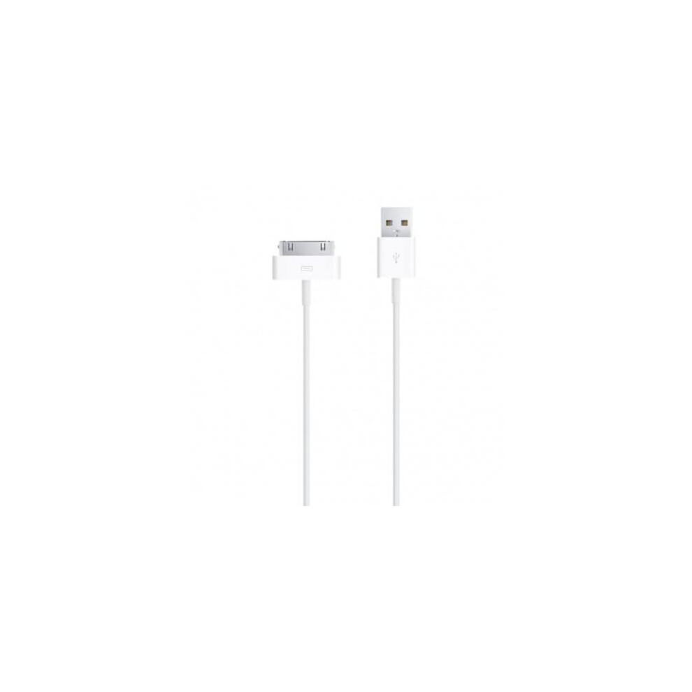 DV USB Sync and Charging Data Cable for iPhone 4/4s, iPhone 3G/3GS, iPad 1/2/3, iPod, 30-Pin Cables Charger Lead - 1M White