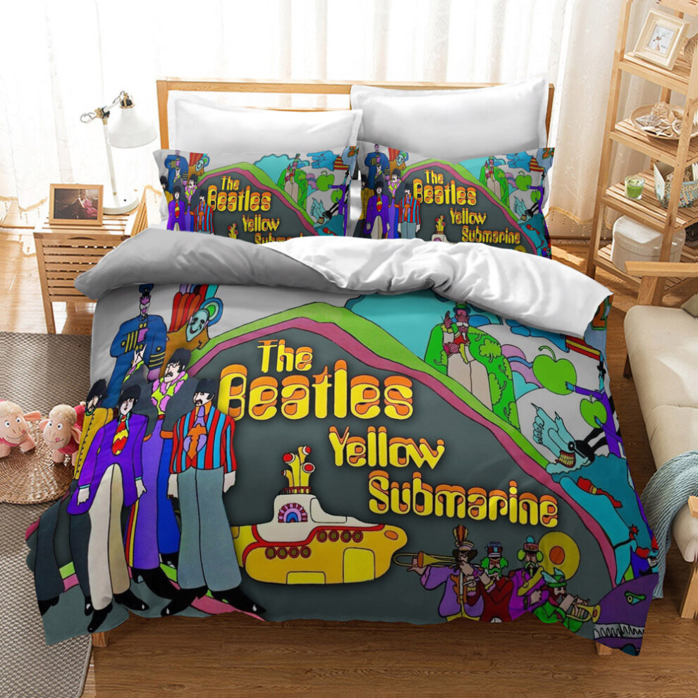 (Style 05, Single) The Beatles Bedding Cover Single Double King Duvet Cover