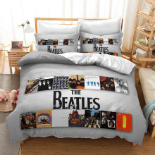 (Style 04, Double) The Beatles Bedding Cover Single Double King Duvet Cover