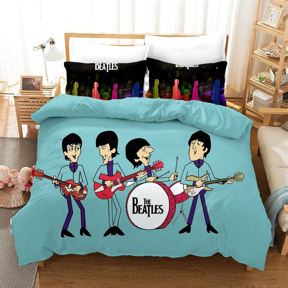 (Style 12, Double) The Beatles Bedding Cover Single Double King Duvet Cover