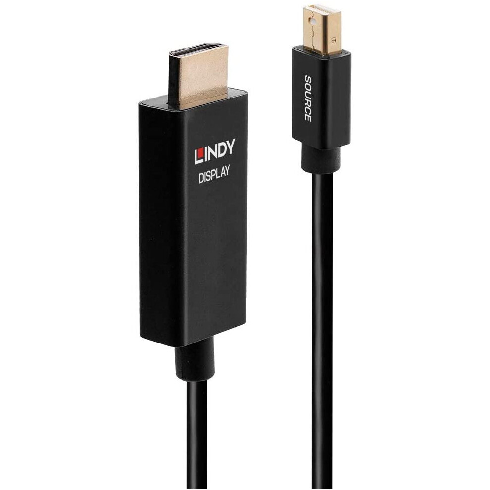 Lindy 3M Active Mini Displayport To Hdmi Cable With Hdr 4002888409230