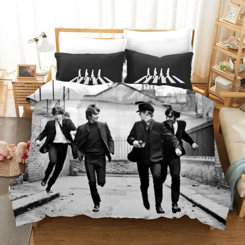 (Style 11, Double) The Beatles Bedding Cover Single Double King Duvet Cover