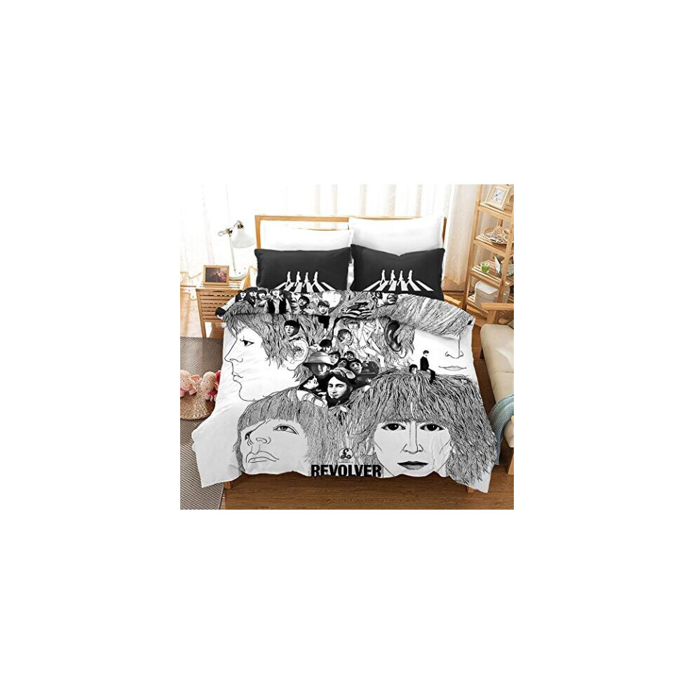 (Style 16, Double) The Beatles Bedding Cover Single Double King Duvet Cover