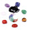 Chakra Moon Necklace with Seven Chakra Stones Gift Set 3