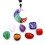 Chakra Moon Necklace with Seven Chakra Stones Gift Set 2