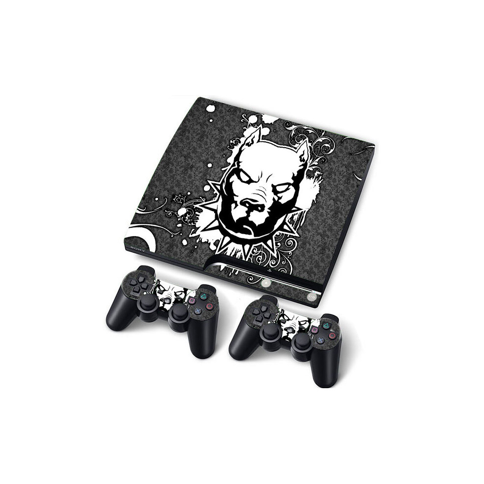 (Pitbull) Ps3 Slim Pvc Skin Stickers For Console+Controllers 5060322872995