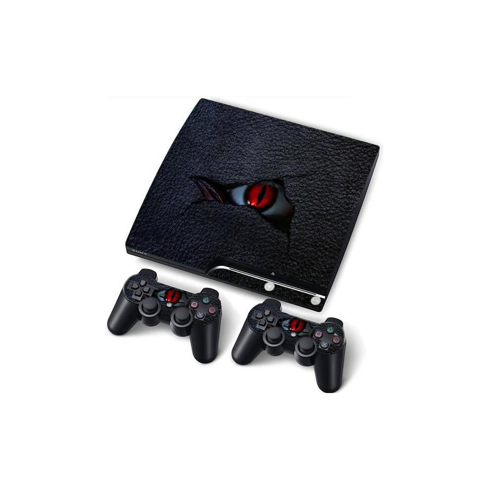 (Eye) Ps3 Slim Pvc Skin Stickers For Console+Controllers 5060450999755