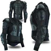 Motorbike Motor cross Armoured Jacket Protective Armour Chest Back Spine Armor Protector Clothing for Motorcycle MTB Dirt Bike