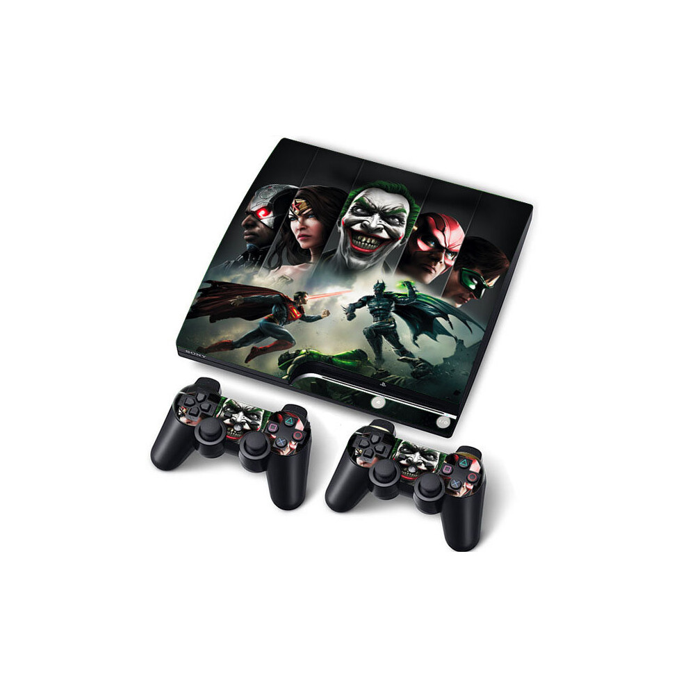(Joker) Ps3 Slim Pvc Skin Stickers For Console+Controllers 5060322875057