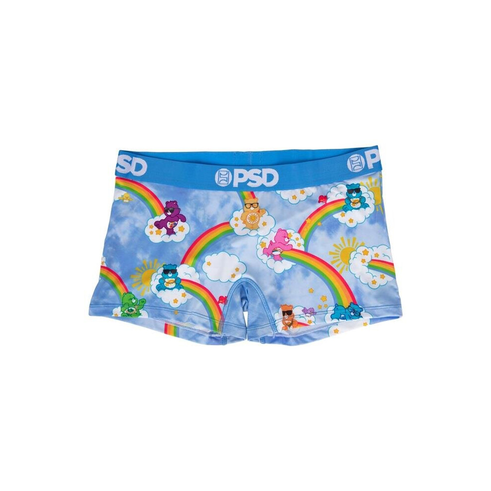 Care Bears 826253-large Cloudland Microfiber Blend PSD Boy Shorts Underwear - Large