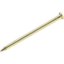 100 x Brass Wall Picture Pins 25mm Hardened Heavy Duty Nail Hook Photo Frame Wall Hanging DIY