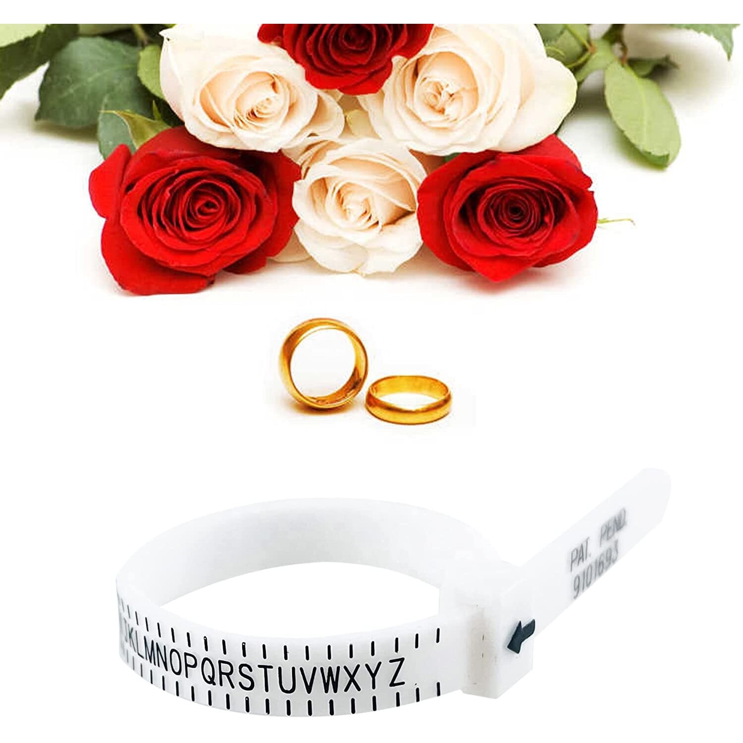 Ring Sizer UK Ring Sizer Measures Finger Gauge Ring Measurement Tool