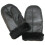 (L) Handmade Leather unisex sheepskin warm mittens 1