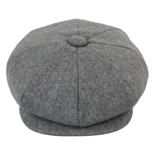 (XL) Mens Peaky Blinders 8 Panel Gatsby Flat Baker Hat