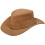 (L) Australian Cowboy Suede Leather Aussie Bush Hat 1
