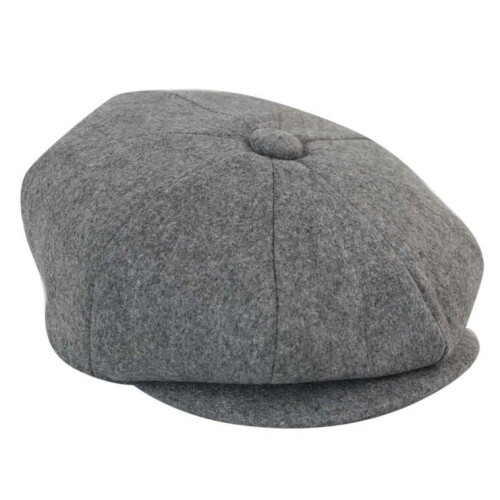 (XL) Mens Peaky Blinders 8 Panel Gatsby Flat Baker Hat 1