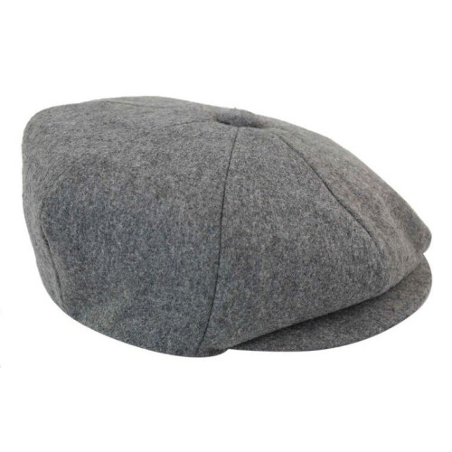 (XL) Mens Peaky Blinders 8 Panel Gatsby Flat Baker Hat 2