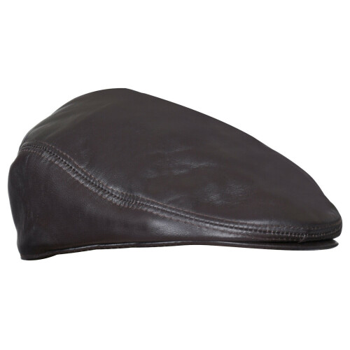(57) Mens  Peaky Blinders leather  Golf Cabbie Cap