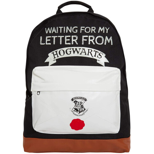 Harry Potter Harry Potter Hogwarts Letter Backpack Black/White 1
