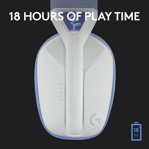 Logitech Logitech Lightspeed Gaming Headset (White/Blue) 2