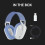 Logitech Logitech Lightspeed Gaming Headset (White/Blue) 5