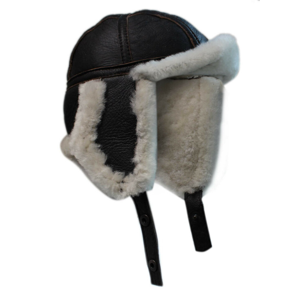 RAF Aviator Sheepskin B-55 Trapper Hat