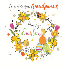 Wonderful Grandparents Hand-Finished Easter Greeting Card Felt-Tastic Cards