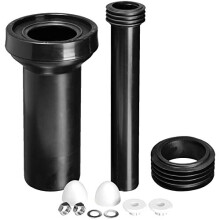 Mcalpine Universal WC Frame Inlet &amp; Outlet Connector Kit Wall Hung Toilet Pan
