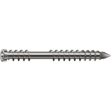 Spax A2 Deck Screw, Cylinder Head, T-Star Plus, Fixing Thread, Cut Tip, 5 x 70 mm, Pack of 100