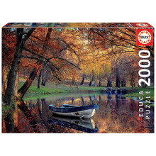 Educa 19275 2000 Bateau sur le lac, assortiment