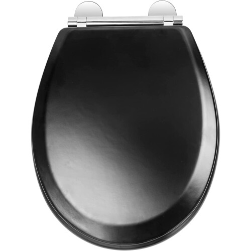 Croydex Croydex WL601121H Lene Toilet Seat, Matt Black 1