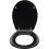 Croydex Croydex WL601121H Lene Toilet Seat, Matt Black 4