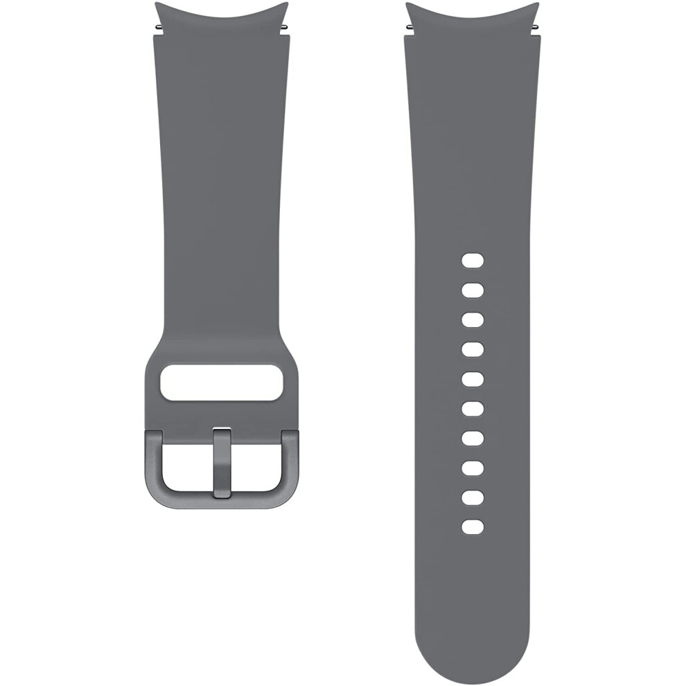 Samsung Sport Band ET-SFR86 Galaxy Watch4 Watch Strap with 20mm Lug Width S/M Fluoroelastomer Grey