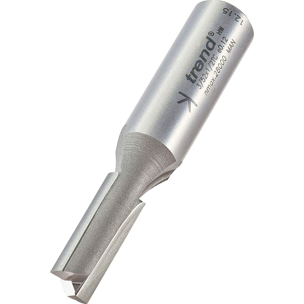 Trend 3/52X1/2Tc Two Flute 9Mm Dia X 25Mm Cut