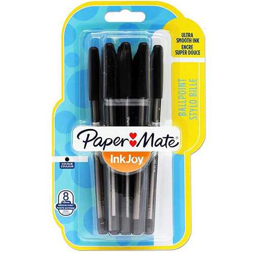 Paper Mate Paper Mate Ink Joy 100 Black 8S
