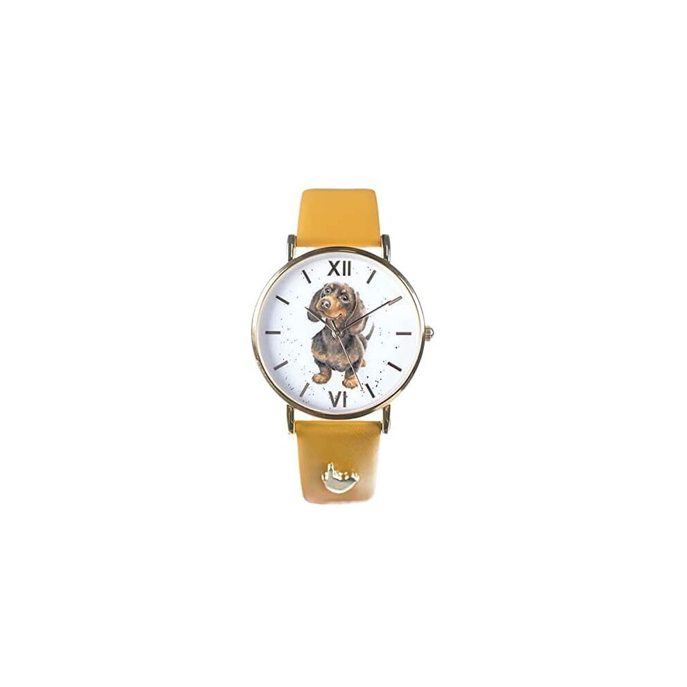 Wrendale Designs Dog Watch Little One Mustard Vegan Strap