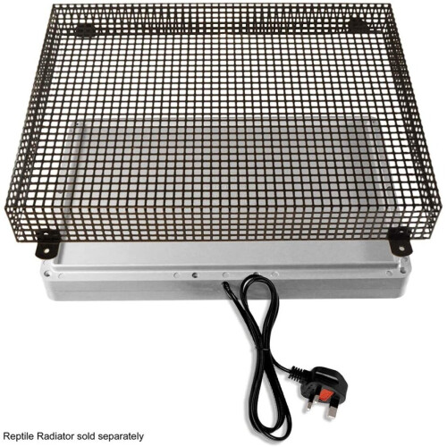 HabiStat Reptile Radiator Guard (Black) 2
