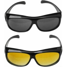 2 X HD Anti Glare Night Vision Driving Sunglasses HD Glasses UV protect Unisex