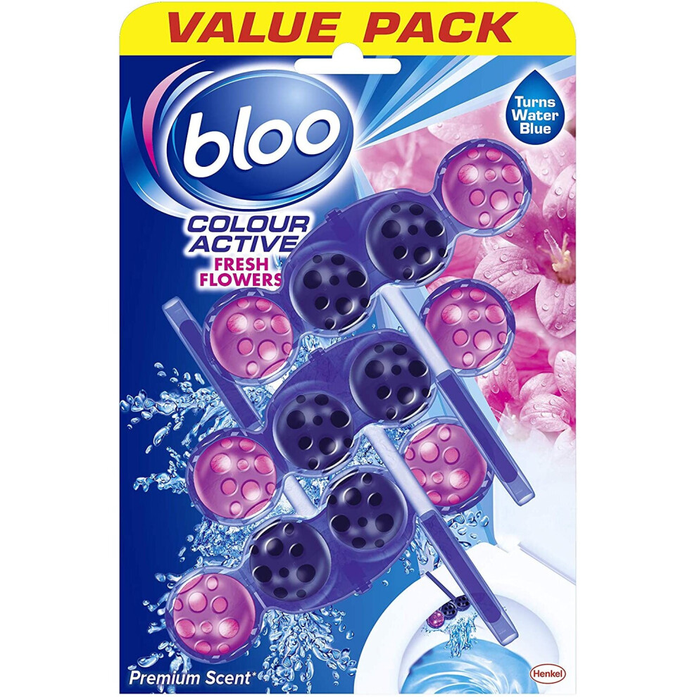 Bloo Colour Active Flower Rim Block, 150 G, Flowers Triple