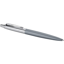 Parker Jotter XL Ballpoint Pen | Alexandra Matte Grey with Chrome Trim | Medium Point Blue Ink | Gift Box