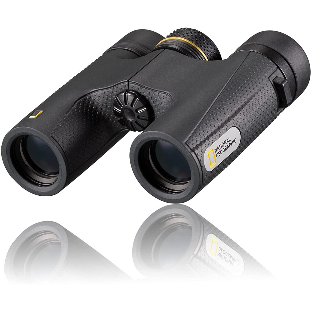 National Geographic 8 x 25 pocket binoculars BAK-4 prisms including case and carrying strap