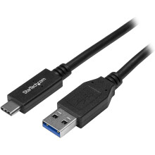 StarTech.com USB to USB C Cable - 3 ft / 1m - 10 Gbps - USB-C to USB-A - USB 2.0 Cable - USB Type C (USB31AC1M)