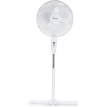 Signature S40011 Portable 16 Inch Oscillating Pedestal Fan with Adjustable Tilt Angle and Height, 3 Plastic Blades, 3 Speed Settings, Carry Handle,
